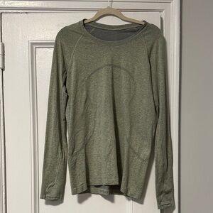 lululemon athletica Long Sleeve Top - Olive Green